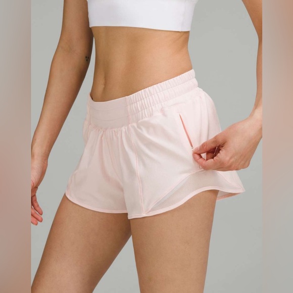 lululemon athletica Pants - Lululemon Hotty Hot Short 2.5” STRAWBERRY MILKSHAKE NWT